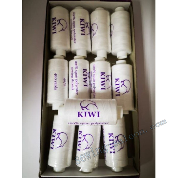  Нитки швейні KIWI 40/2 колір білий