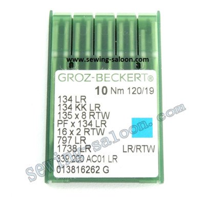 Голки Groz-Beckert 134 LR для шкіри (10шт)