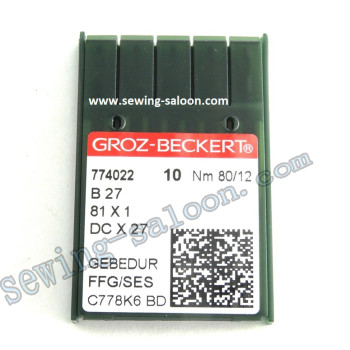 Иглы Groz-Beckert B-27 FFG/SES GEBEDUR (10шт)