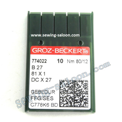 Голки Groz-Beckert B-27 FFG/SES GEBEDUR (10шт)