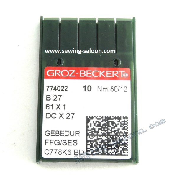Голки Groz-Beckert B-27 FFG/SES GEBEDUR (10шт)