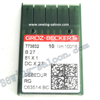 Иглы Groz-Beckert B-27 RG GEBEDUR (10шт)