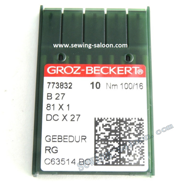 Голки Groz-Beckert B-27 RG GEBEDUR (10шт)