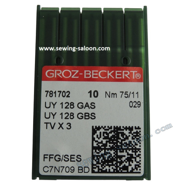 Иглы Groz-Beckert промышленные UYx128 GAS (10шт)