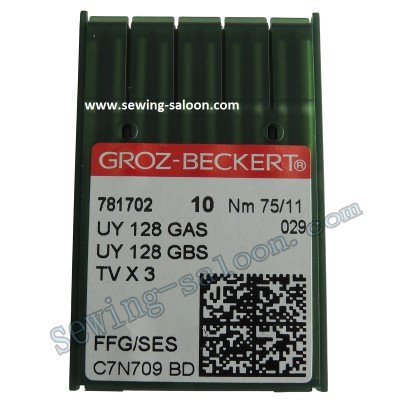 Голки Groz-Beckert промислові UYx128 GAS (10шт)