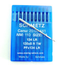 Голки Schmetz 134 LR для шкіри (10шт)