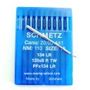 Иглы Schmetz 134 LR для кожи (10шт)