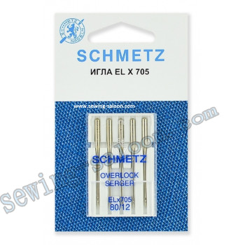 Голки schmetz для оверлока Overlok EL*705 №80