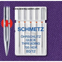 Иглы Schmetz легковдеваемые 705 HDK №80