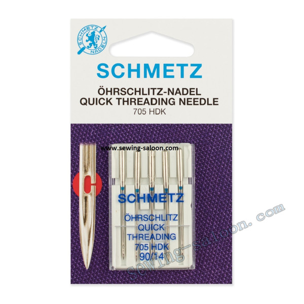 Иглы Schmetz легковдеваемые 705 HDK №90