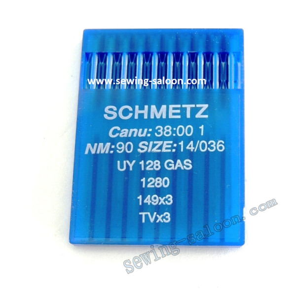 Голки Schmetz UY 128 GAS для плоскошовних машин 10шт