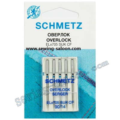 Иглы Schmetz для оверлока Overlok EL*705 SUK СF №90