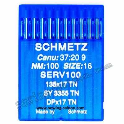 Голки Schmetz промислові DPx17 з покриттям TN (10шт)