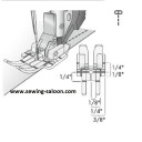 Лапка Pfaff для печворку 1/4 дюйма (82-05410-96)