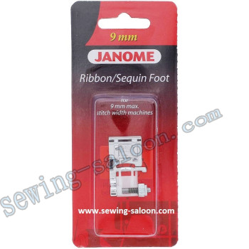 Лапка Janome 202-090-009 для пришивания резинки (для машин с зигзагом 9 мм)