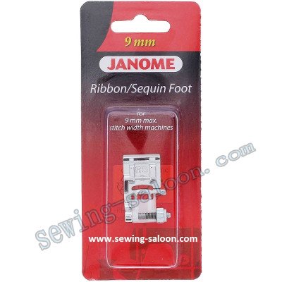 Лапка Janome 202-090-009 для пришивания резинки (для машин с зигзагом 9 мм)