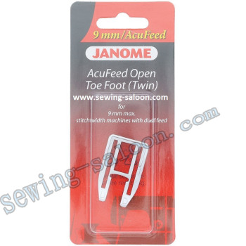 Сменная лапка Janome 202-149-004 Acufeed открытая (для машин с зигзагом 9 мм)