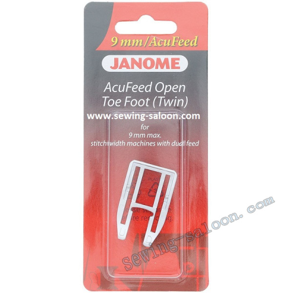 Сменная лапка Janome 202-149-004 Acufeed открытая (для машин с зигзагом 9 мм)