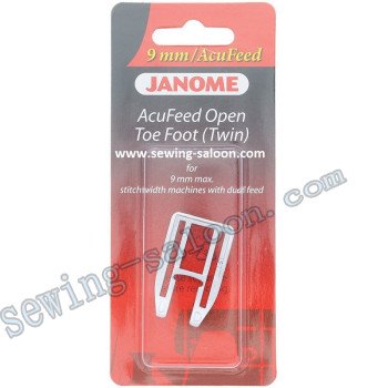 Сменная лапка Janome 202-149-004 Acufeed открытая (для машин с зигзагом 9 мм)