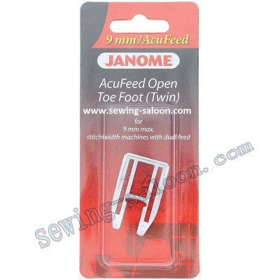 Сменная лапка Janome 202-149-004 Acufeed открытая (для машин с зигзагом 9 мм)