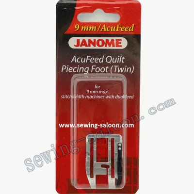 Сменная лапка Janome Acufeed для отстрочки по краю с отступом 6мм (для машин с зигзагом 9 мм)