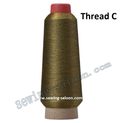 Металізована вишивальна нитка 150D/2 Thread C