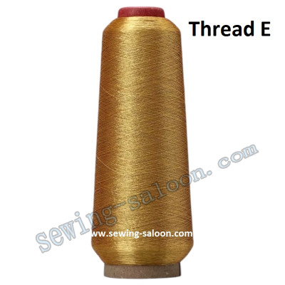 Металізована вишивальна нитка 150D/2 Thread E