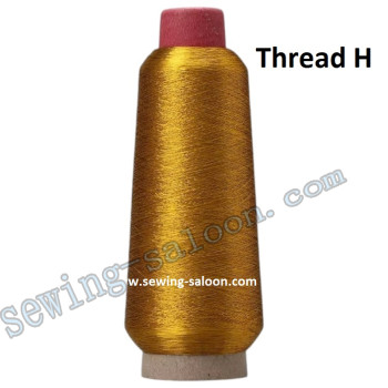 Металізована вишивальна нитка 150D/2 Thread H