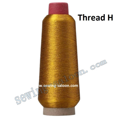 Металізована вишивальна нитка 150D/2 Thread H