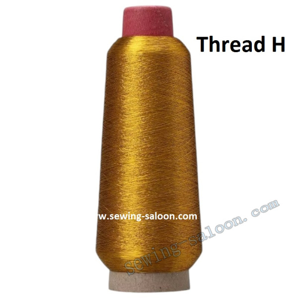 Металлизированная вышивальная нить 150D/2 Thread H