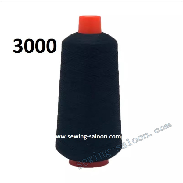 Нитка текстурована чорна 200гр (3000)