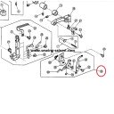 Механизм заправки петлителя оверлоков Janome