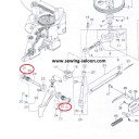 Регулировочная шпилька с гайкой GK26-1A