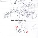 Винт крышки игловодителя GK26-1A