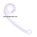 Кравецьке лекало №6040 для пройми (розмітка до 40см)