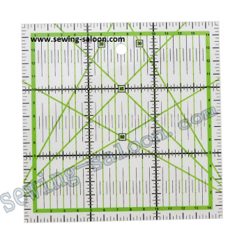 Лінійка для печворку 15x15см