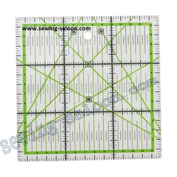 Лінійка для печворку 15x15см