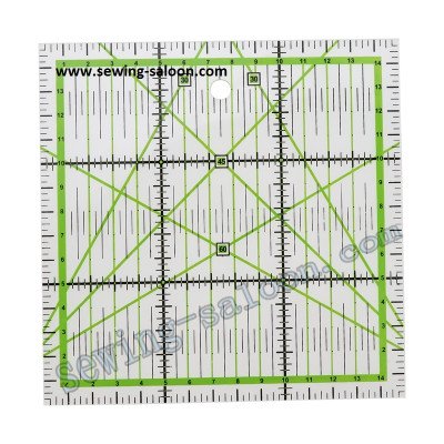 Линейка для пэчворка 15x15см