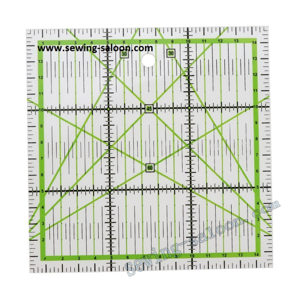 Лінійка для печворку 15x15см