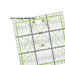 Лінійка для печворку 15x15см