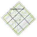 Лінійка для печворку 15x15см