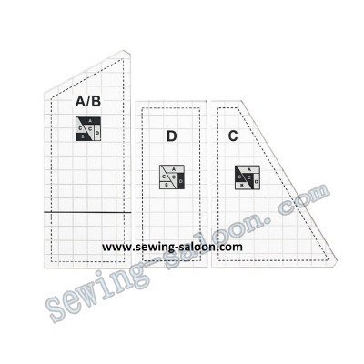 Набор шаблонов для квилтинга (3 шт)
