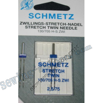 Голка Schmetz подвійна стрейч №75/2.5