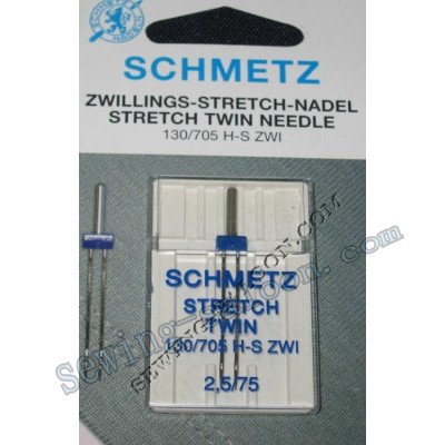 Игла Schmetz двойная стрейч №75/2.5