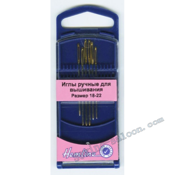 Голки для вишивання з заокругленим кінчиком №18 - 20 (283G.1822)