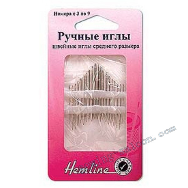 Голки ручні середнього розміру № 3-9 (201,39)