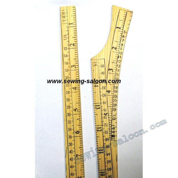 Линейка лекальная деревянная SG-011