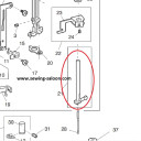 Игловодитель в сборе с иглодержателем Janome MC7700QCP
