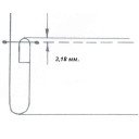 Лапка для отстрочки подпружиненная правая CR1/8Е (1013)